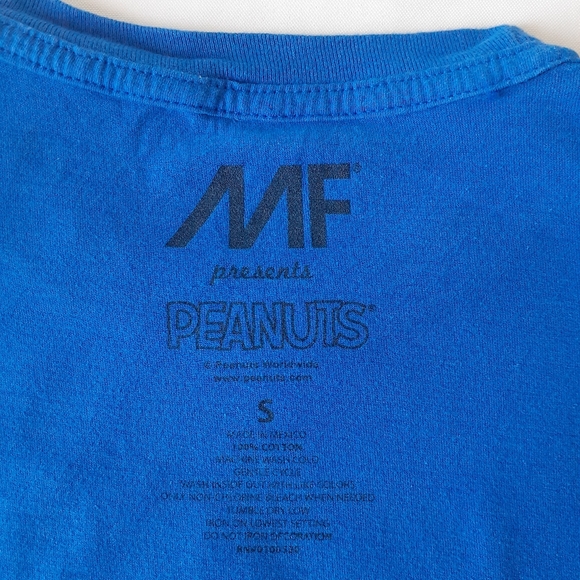 Snoopy Joe cool men's blue short sleeve t-shirt - Picture 8 of 8